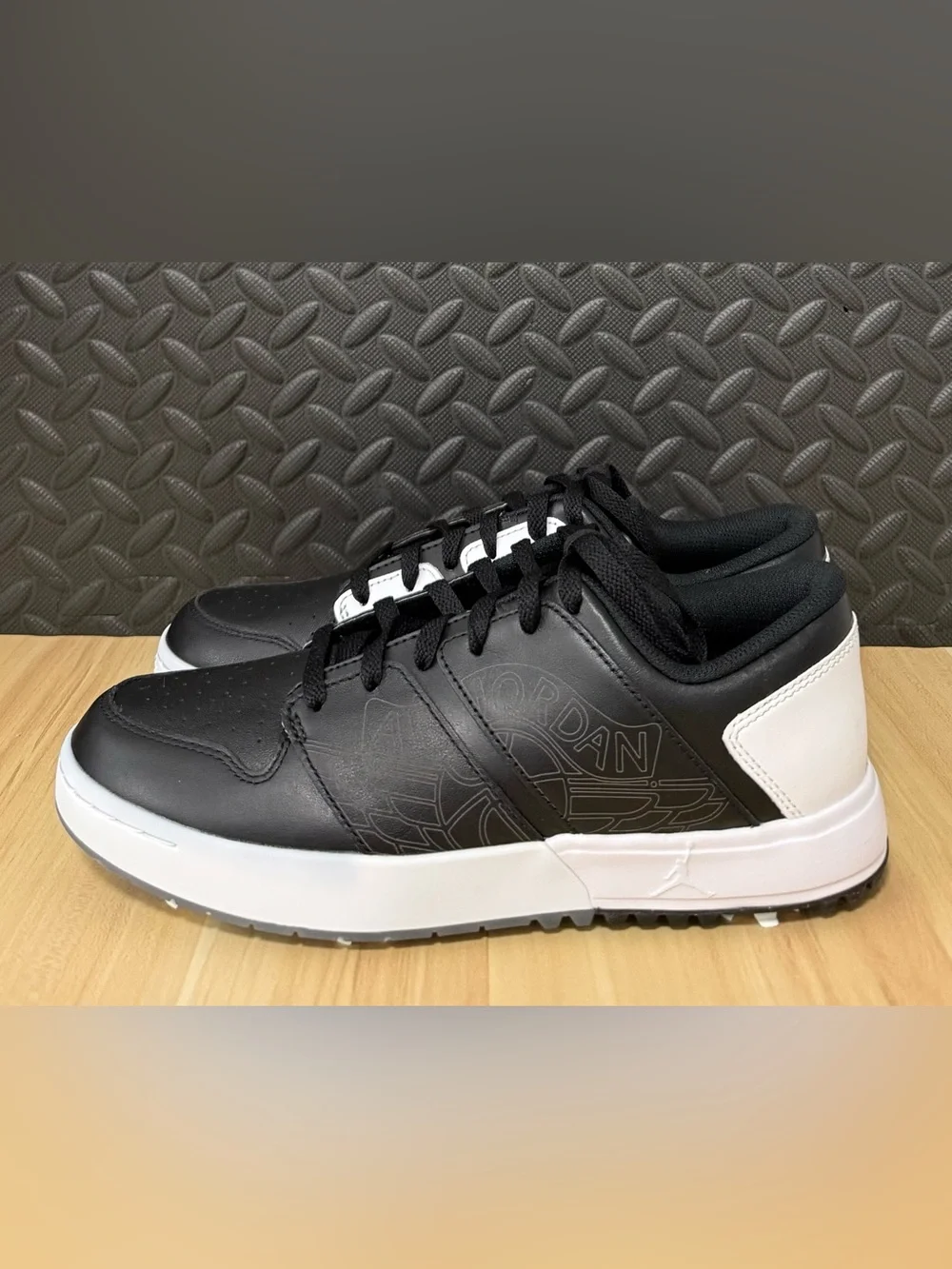 Air Jordan 1 Low NU Black White Golf Shoes FZ4153-003 Mens Sizes